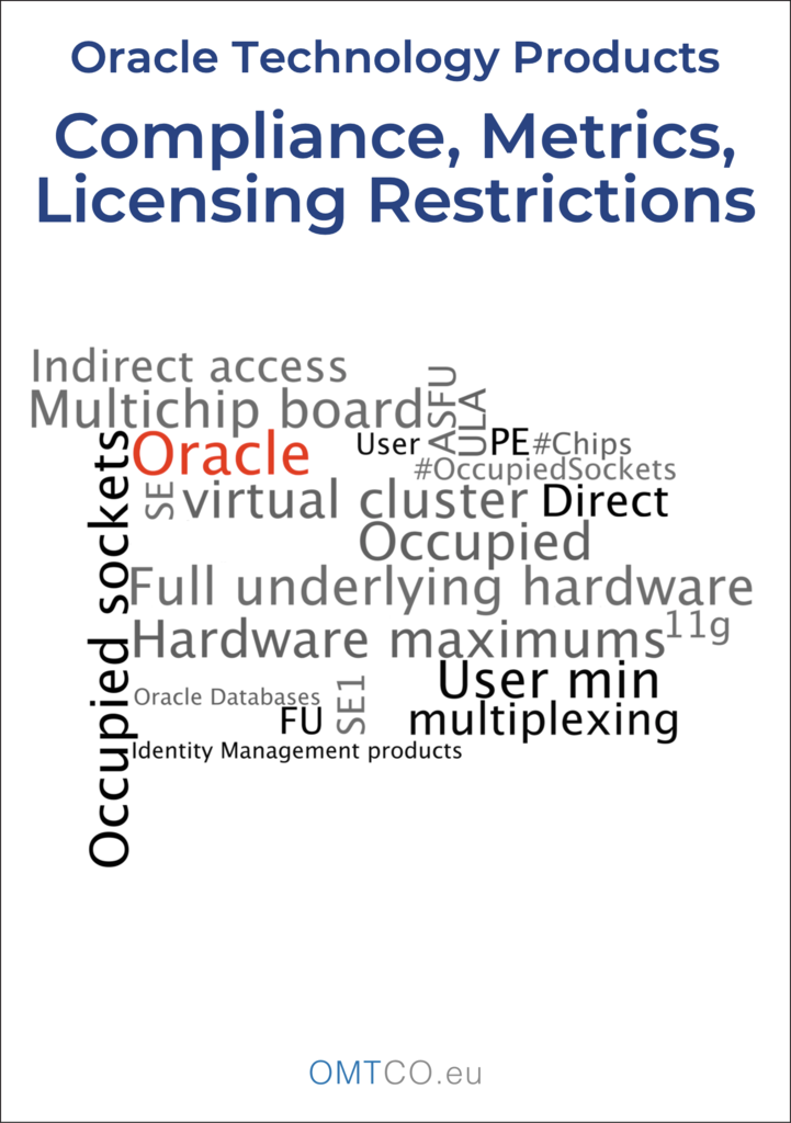 Cover - OMTCO - The Licensing Of Oracle Technology Products - Compliance, Metrics, Licensing Restrictions